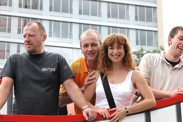 Stephan Runge & Isabel Varell, WDR4-Wagen